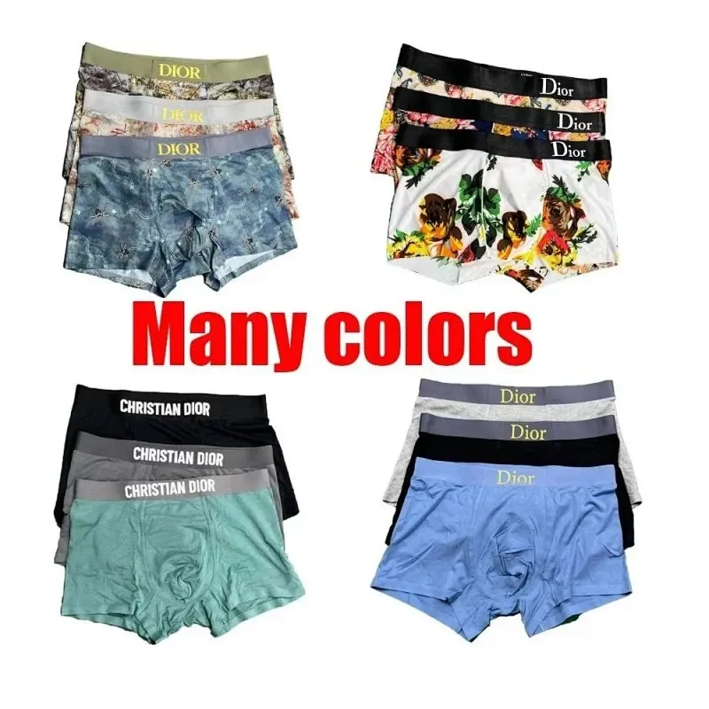 Christian Dior Logo Waistband Boxer Briefs Collection