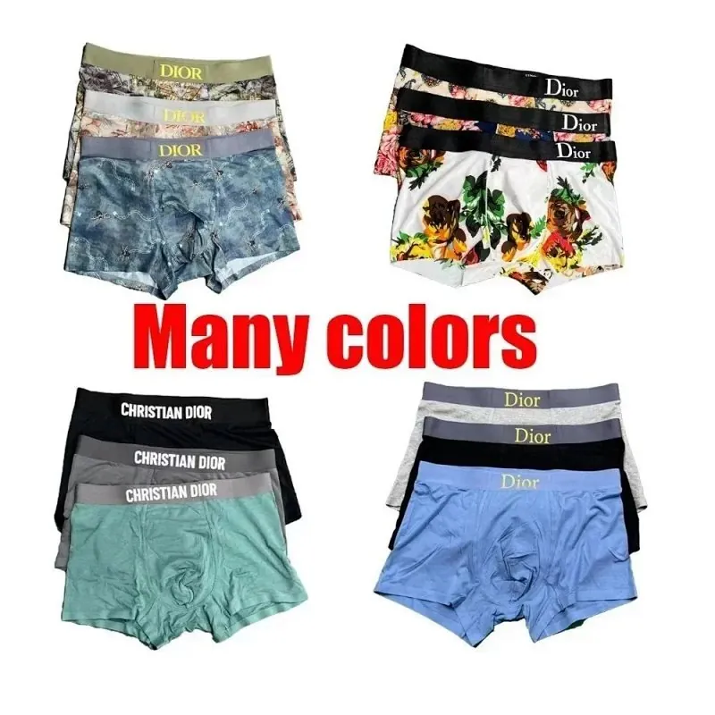 Christian Dior Logo Waistband Boxer Briefs Collection