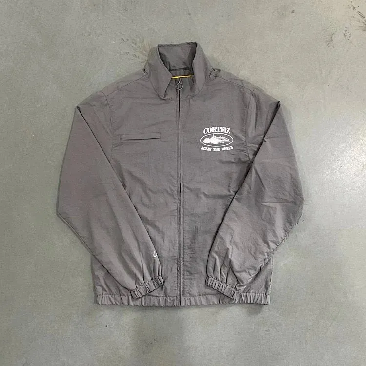 Corteiz Alcatraz Logo Coach Jacket