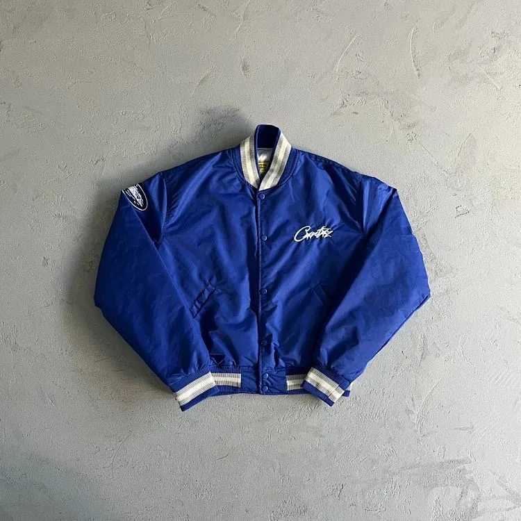 Corteiz Script Logo Varsity Jacket