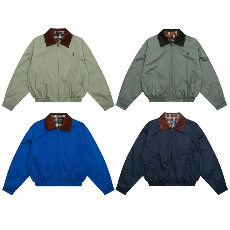 Ralph Lauren Corduroy Collar Harrington Jacket Collection