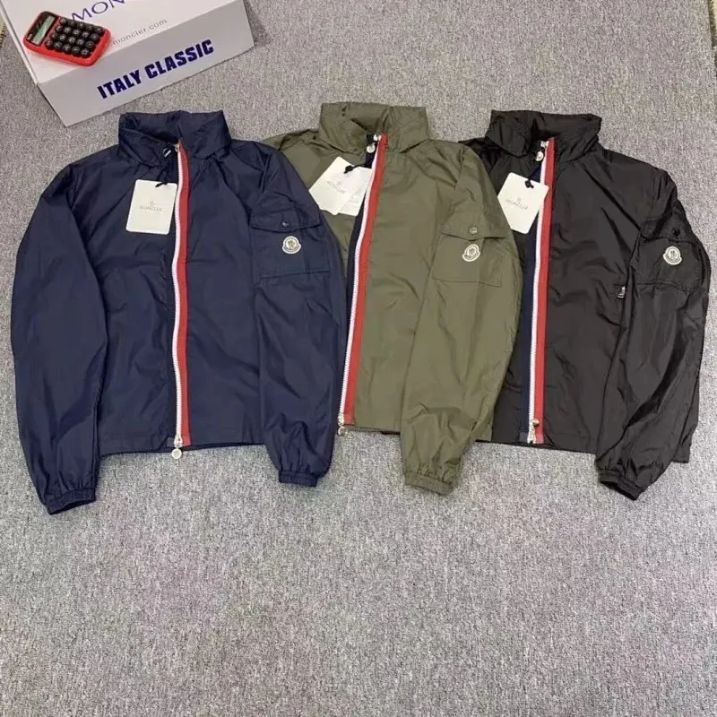 Moncler Nylon Windbreaker Jacket Collection