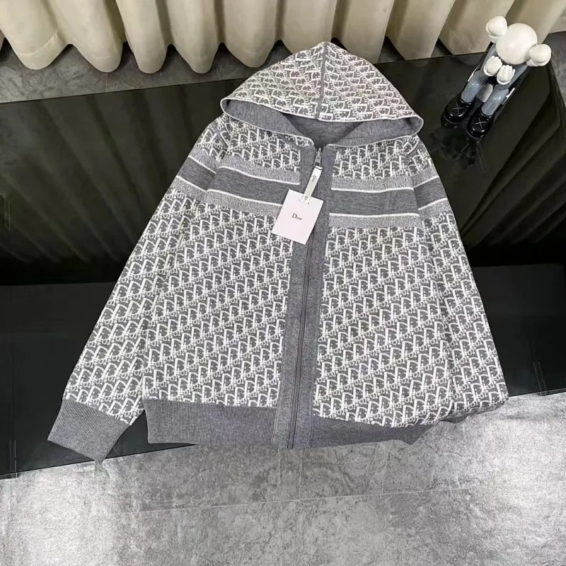 Dior Oblique Jacquard Zip Hoodie