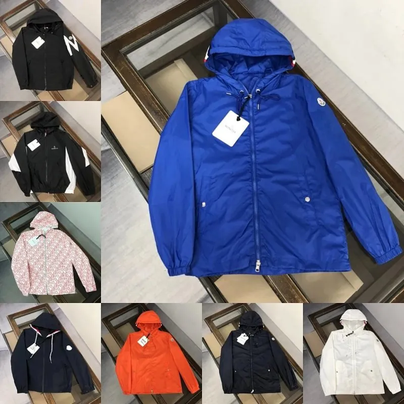 Moncler Hooded Windbreaker Jacket Collection