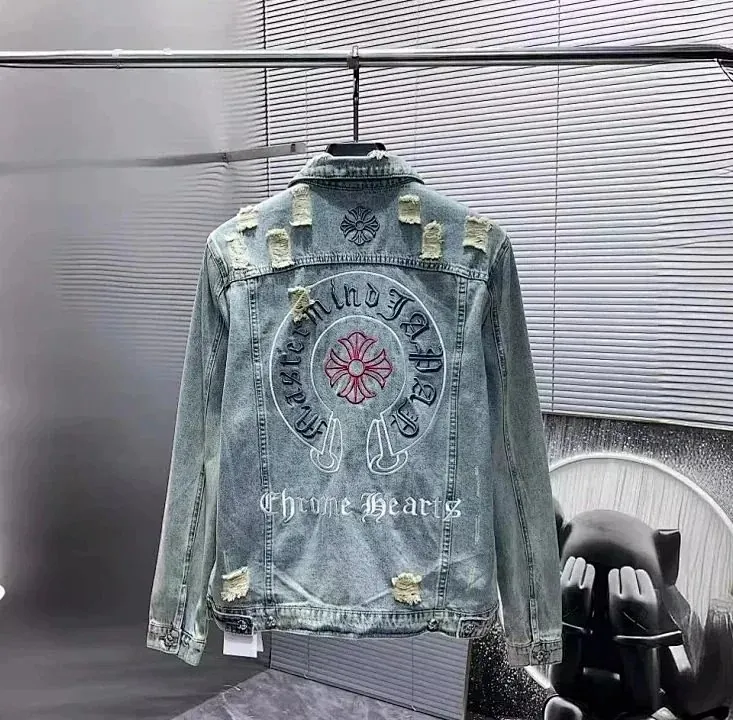 Chrome Hearts Cross Logo Denim Jacket