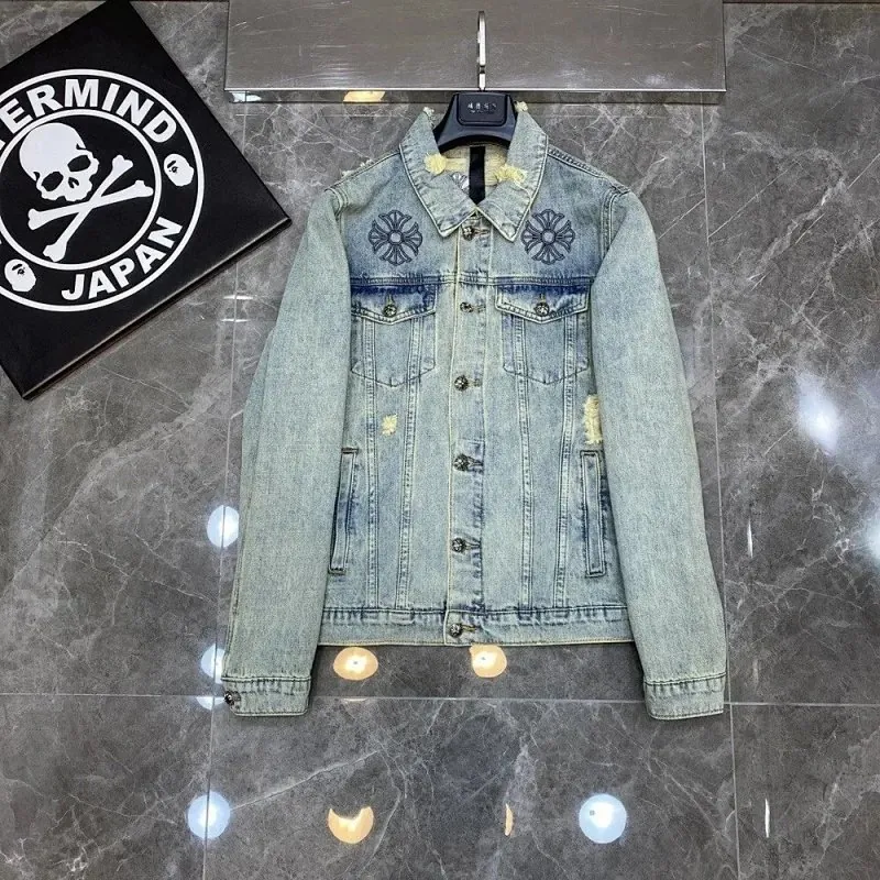 Chrome Hearts Cross Patch Denim Jacket