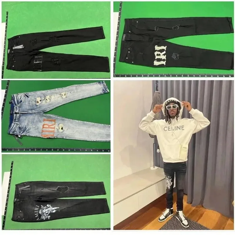 Amiri Bones Distressed Skinny Jeans Collection