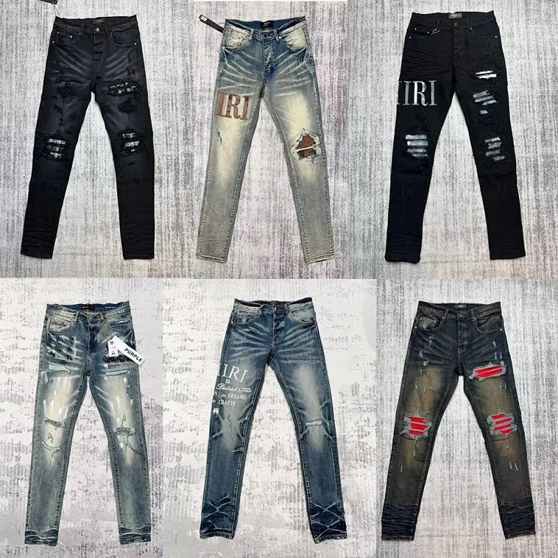 Amiri Distressed Skinny Jeans Collection