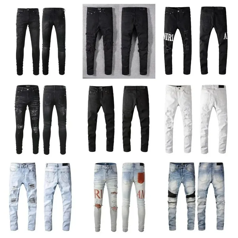 Amiri Distressed Skinny Jeans Collection