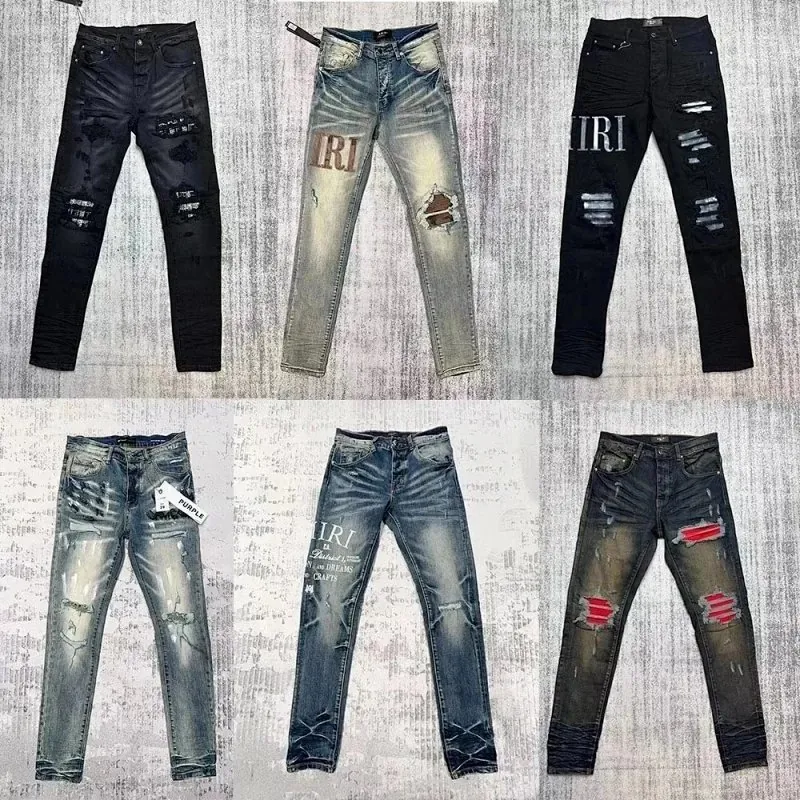 Amiri Distressed Skinny Jeans Collection