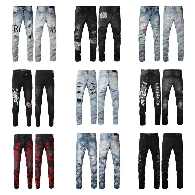 Amiri Star Distressed Skinny Jeans Collection