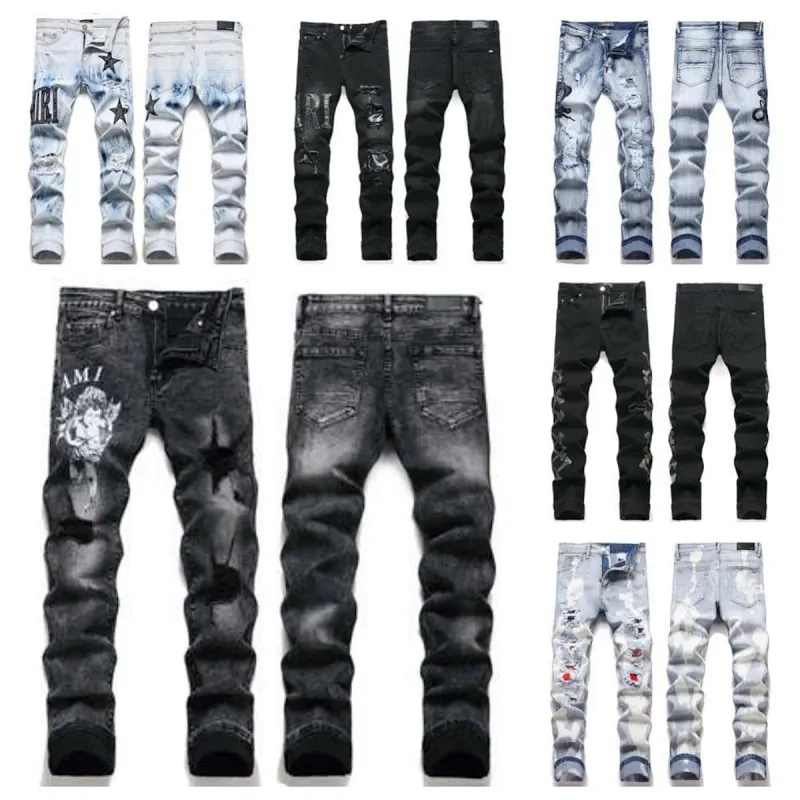 Amiri Distressed Skinny Jeans Collection