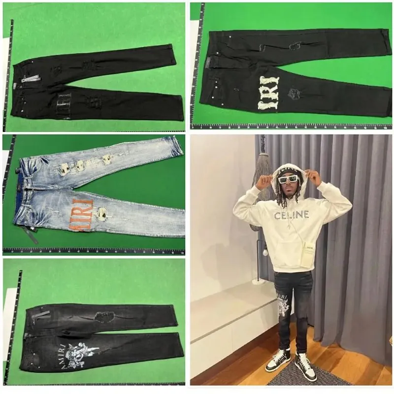 Amiri Bones Distressed Skinny Jeans Collection