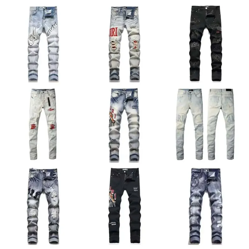 Amiri Distressed Skinny Jeans Collection