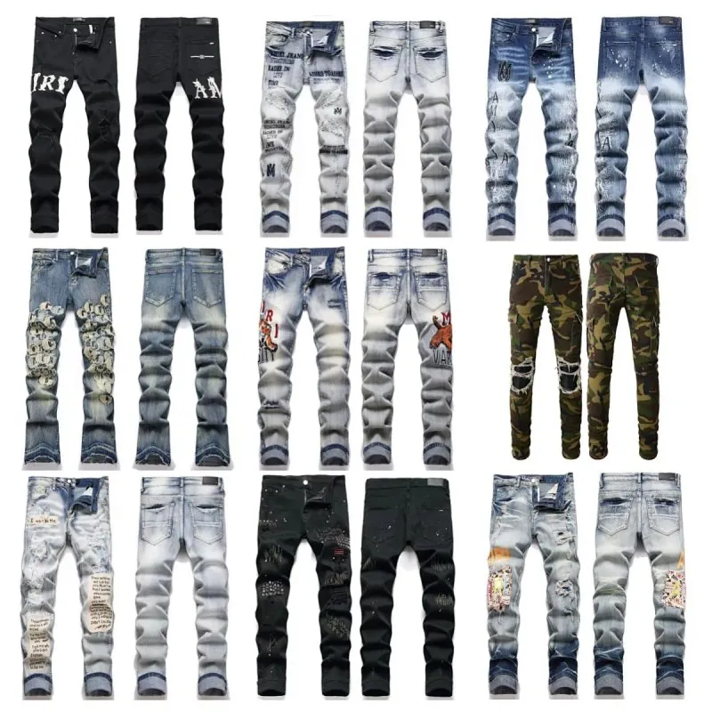 Amiri Distressed Skinny Jeans Collection