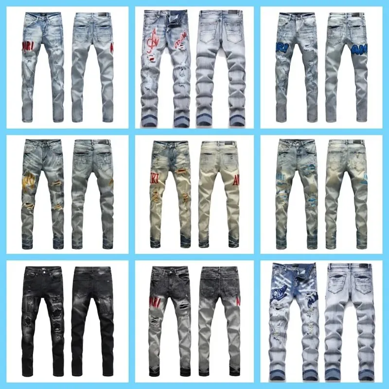 Amiri Distressed Skinny Jeans Collection