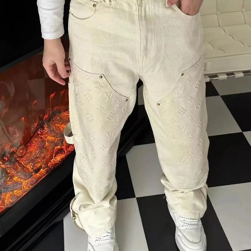 Louis Vuitton Monogram Embossed Carpenter Pants