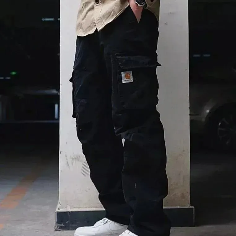Carhartt Logo Black Cargo Pants