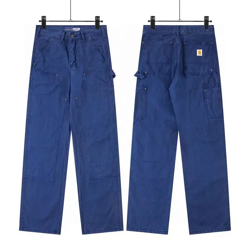 Carhartt Logo Blue Carpenter Pants