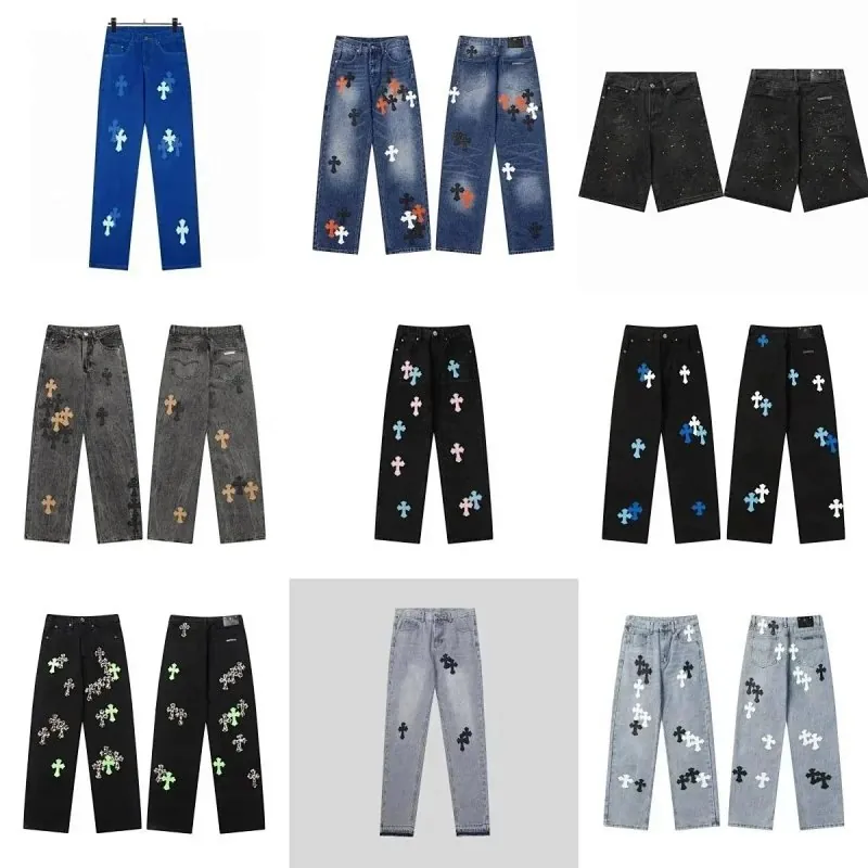 Chrome Hearts Cross Patch Jeans Collection