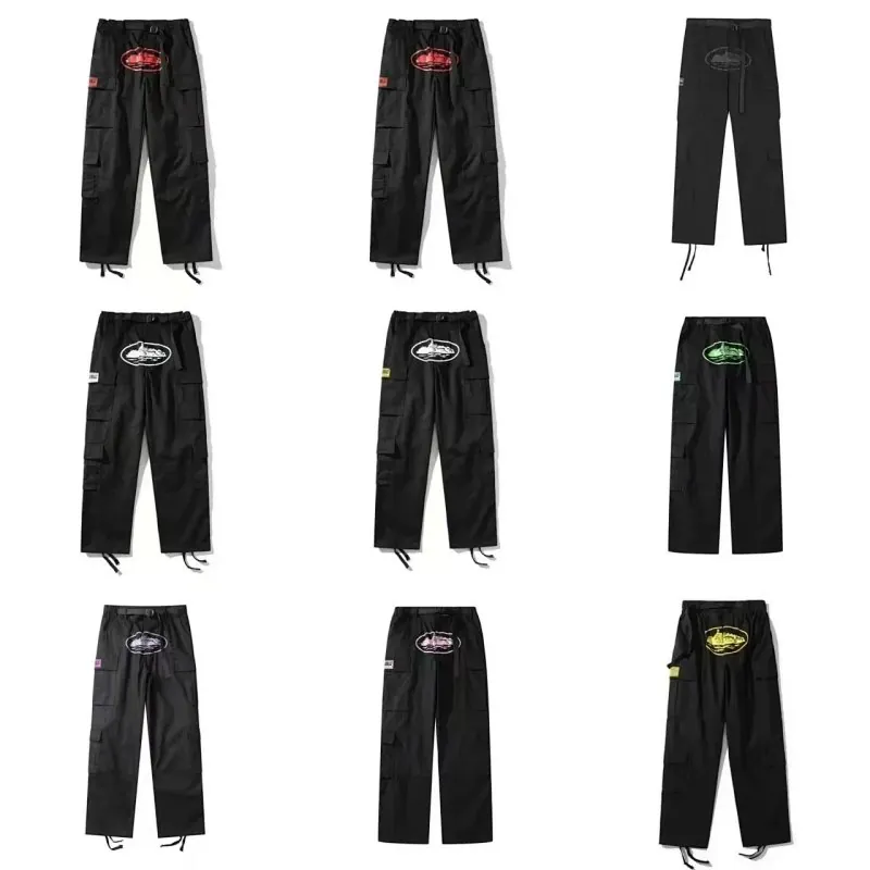 Corteiz Alcatraz Logo Cargo Pants