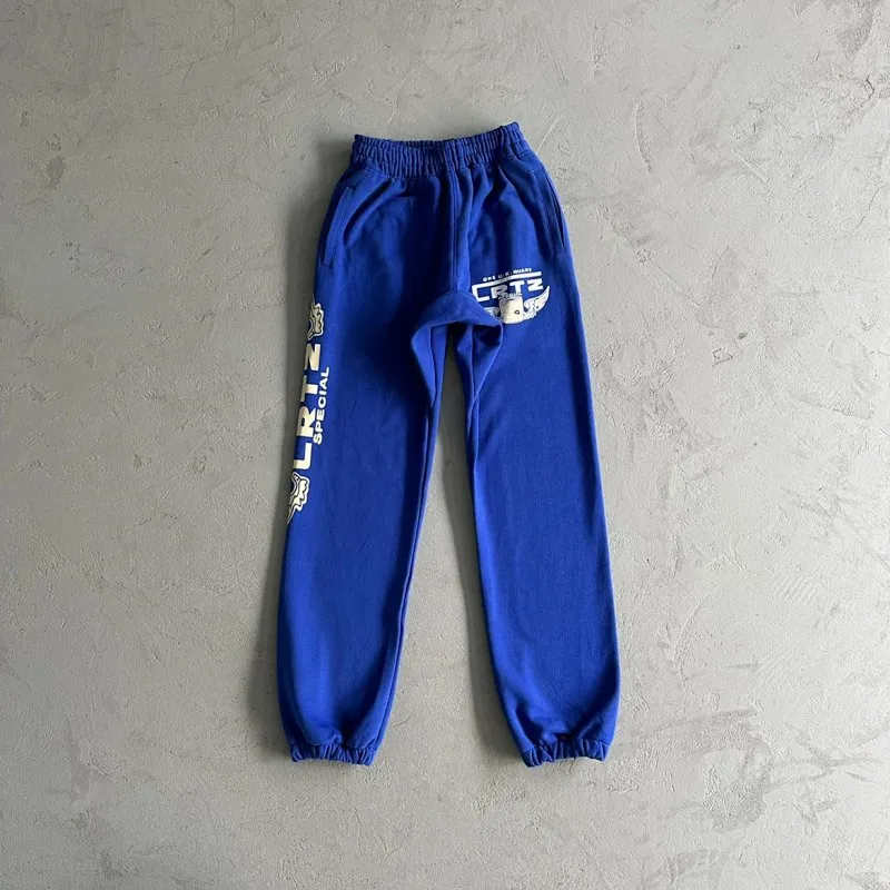 Corteiz CRTZ Logo Blue Sweatpants