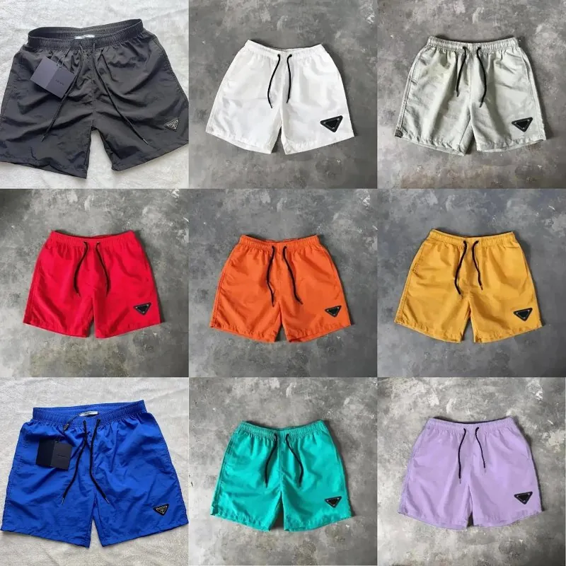 Prada Triangle Logo Nylon Swim Shorts