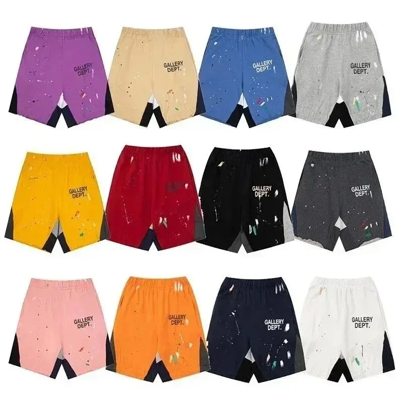 Gallery Dept Paint Splatter Mesh Shorts