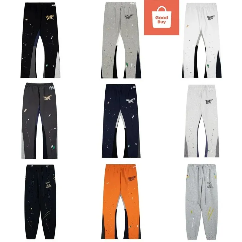 Gallery Dept Paint Splatter Flare Sweatpants