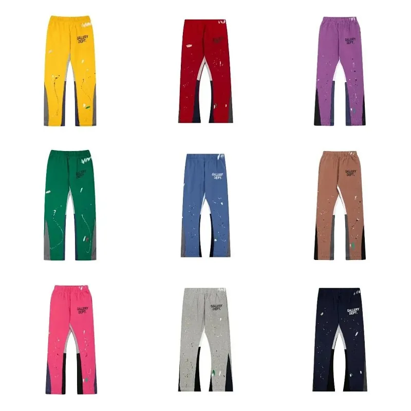 Gallery Dept Paint Splatter Flare Sweatpants
