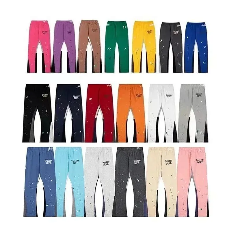 Gallery Dept Paint Splatter Flare Sweatpants