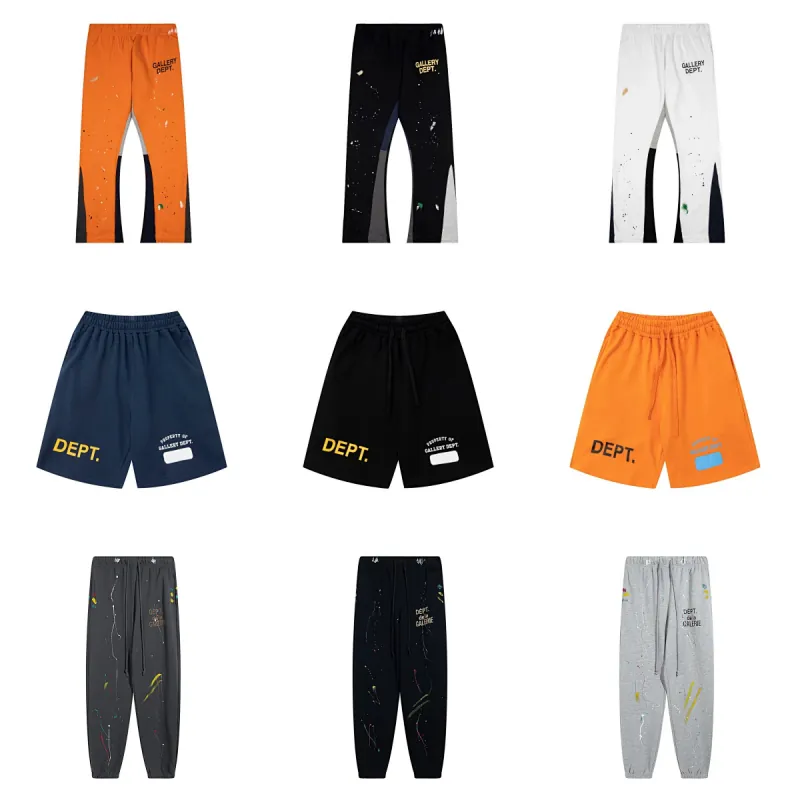 Gallery Dept Logo Flare Pants Shorts Collection