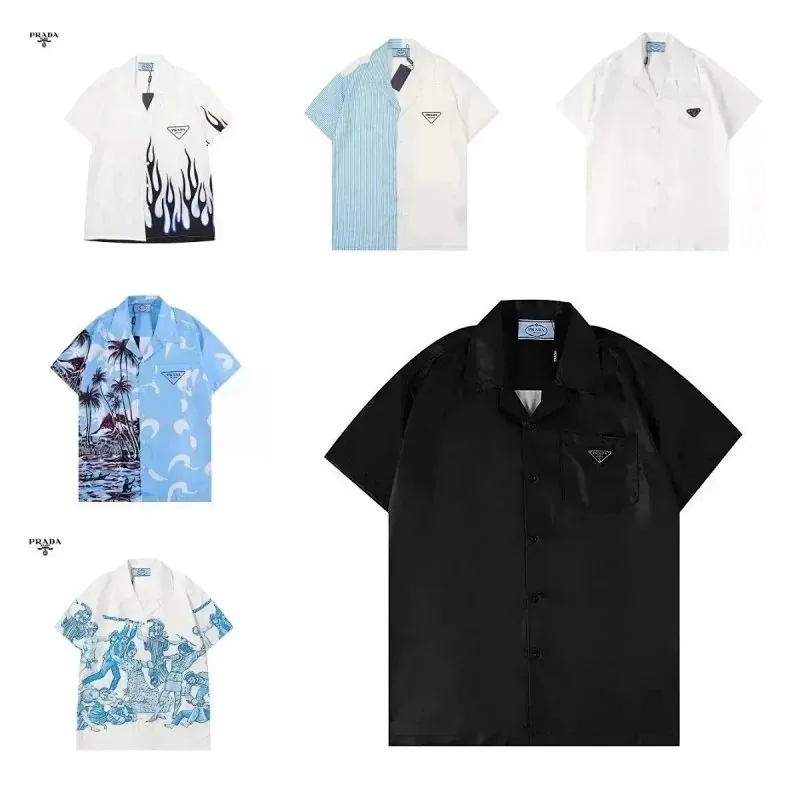 Prada Triangle Logo Shirt Collection