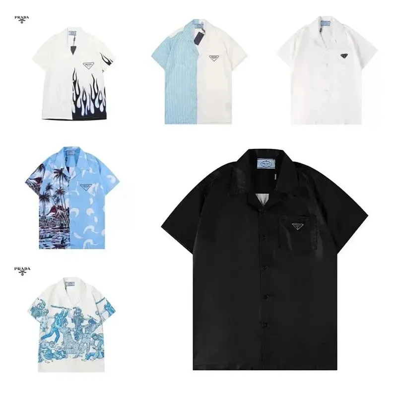 Prada Triangle Logo Shirt Collection