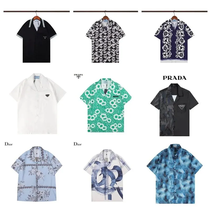 Prada Print Bowling Shirt Collection