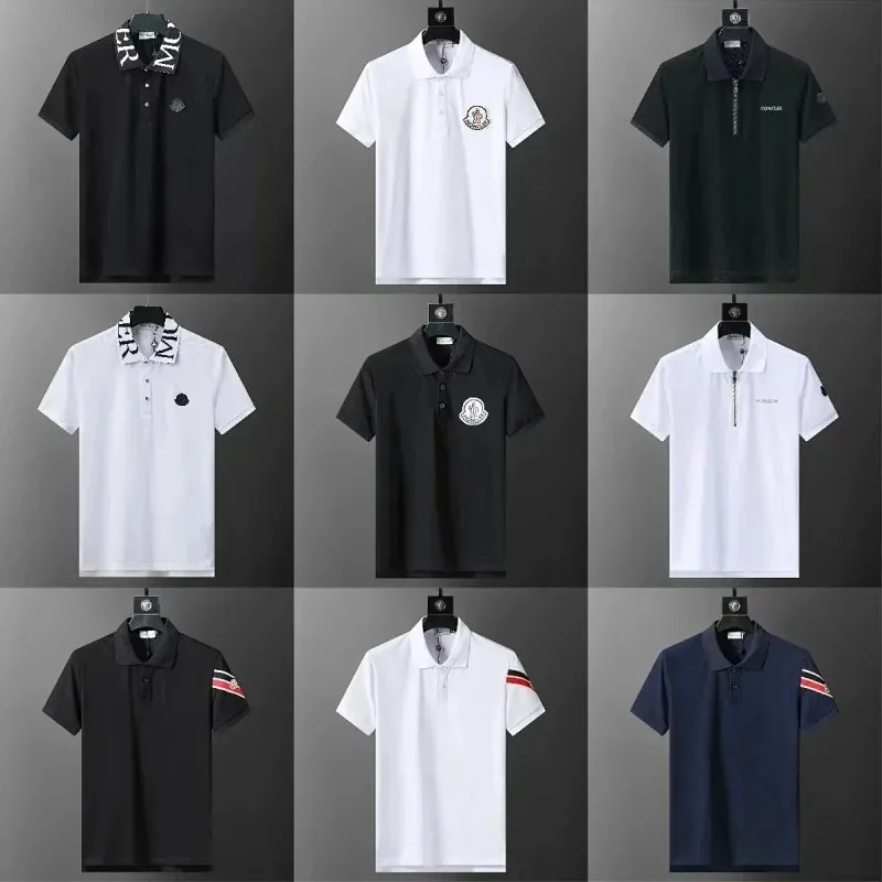 Moncler Logo Patch Polo Shirt Collection
