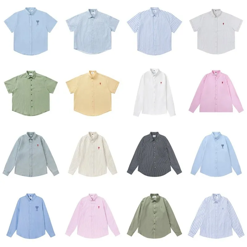 Ami Paris Ami de Coeur Oxford Shirt Collection