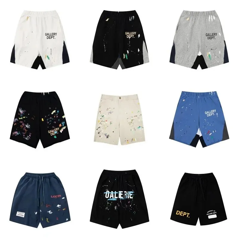 Gallery Dept Paint Splatter Shorts Collection