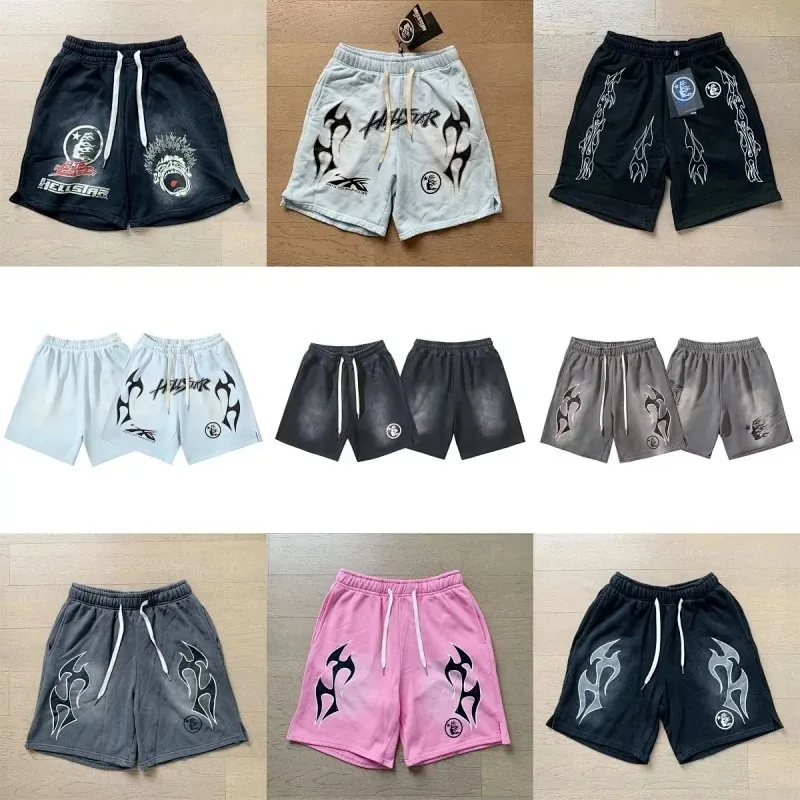Hellstar Flame Mesh Shorts Collection