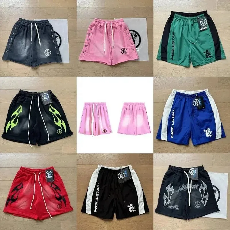 Hellstar Flame Mesh Shorts Collection