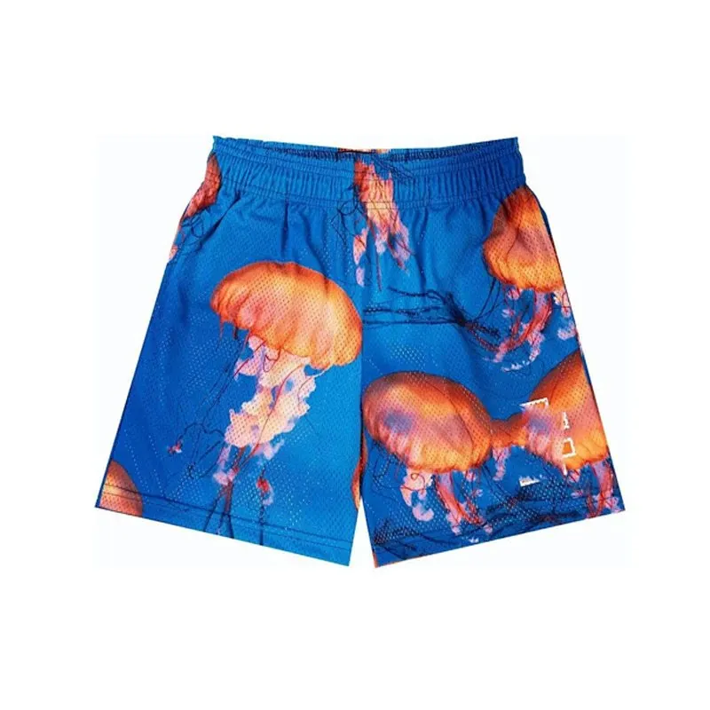Eric Emanuel Jellyfish Print Mesh Shorts