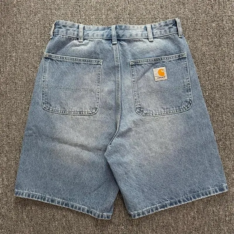 Carhartt Logo Patch Denim Shorts