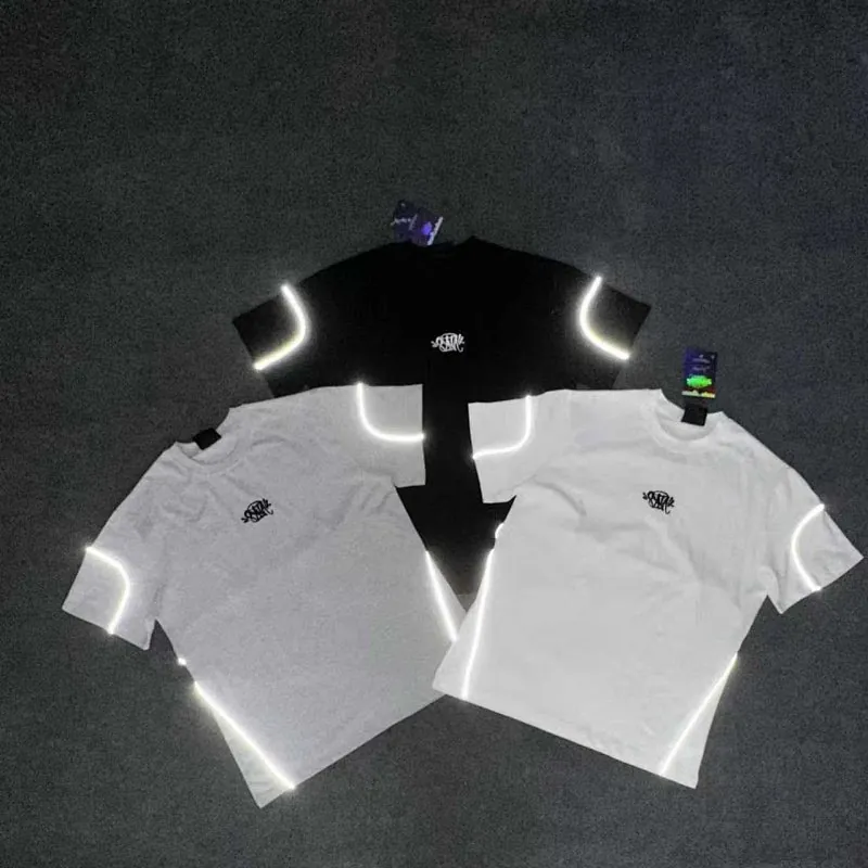 Corteiz Reflective Tape Logo T-Shirt
