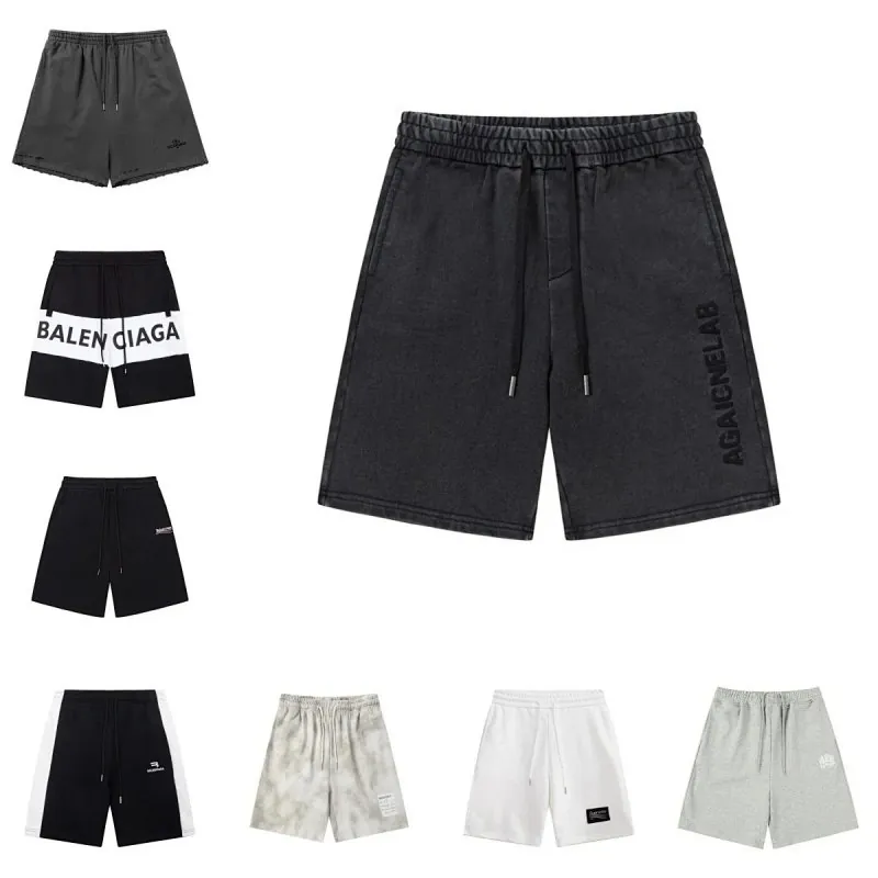 Balenciaga Logo Print Sweat Shorts Collection