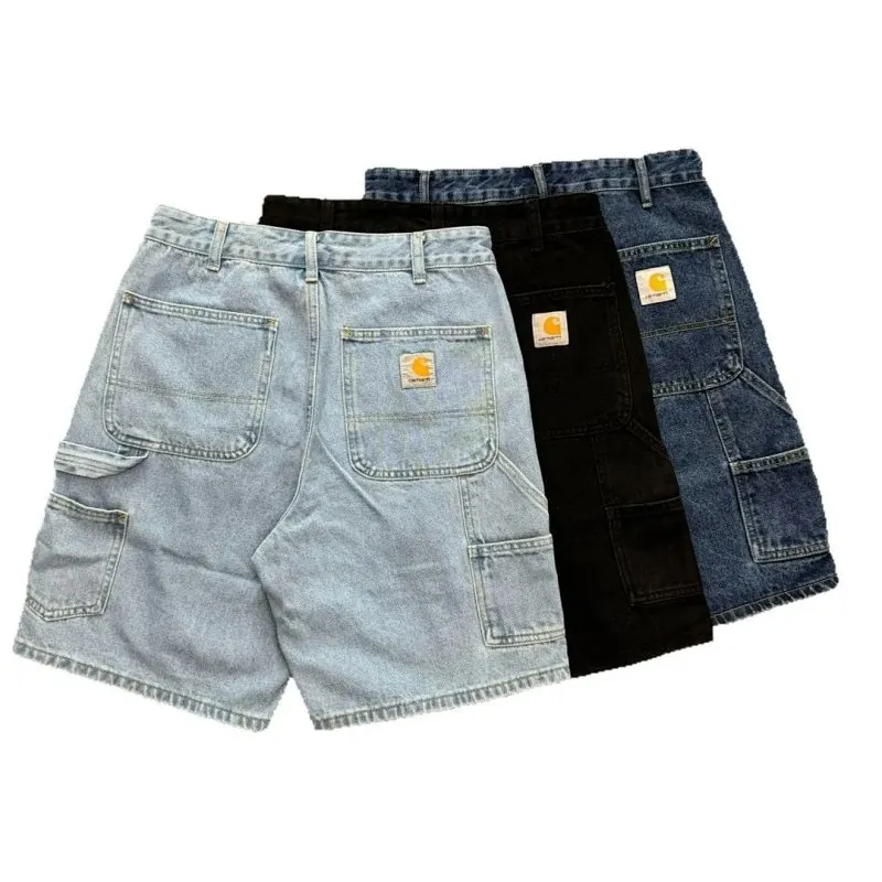 Carhartt Logo Denim Carpenter Shorts
