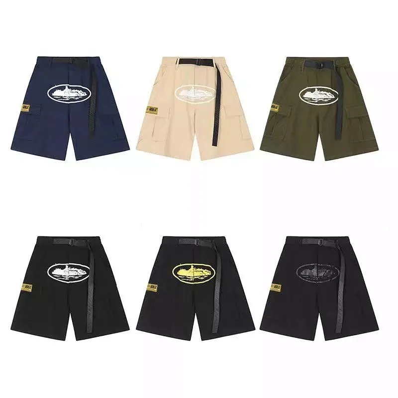 Corteiz Alcatraz Logo Cargo Shorts Collection