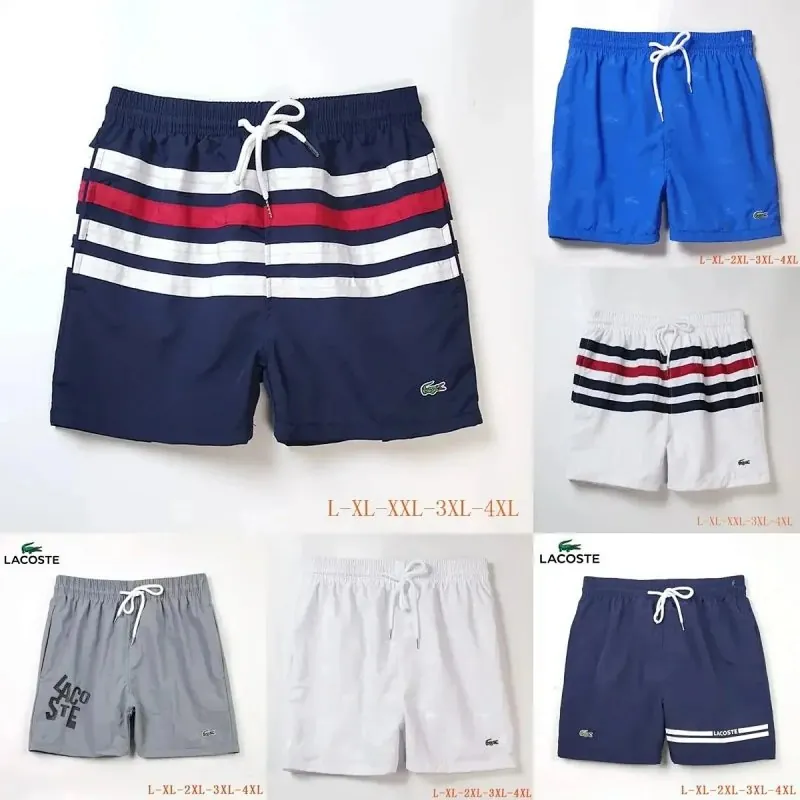 Lacoste Striped Swim Shorts Collection