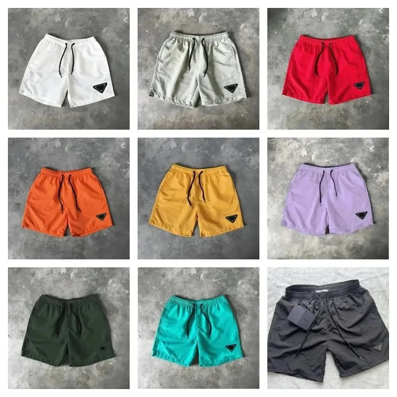 Prada Triangle Logo Nylon Shorts Collection