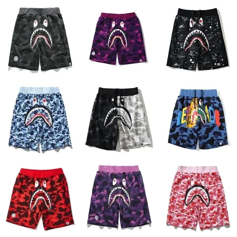 Bape Shark Camo Shorts Collection