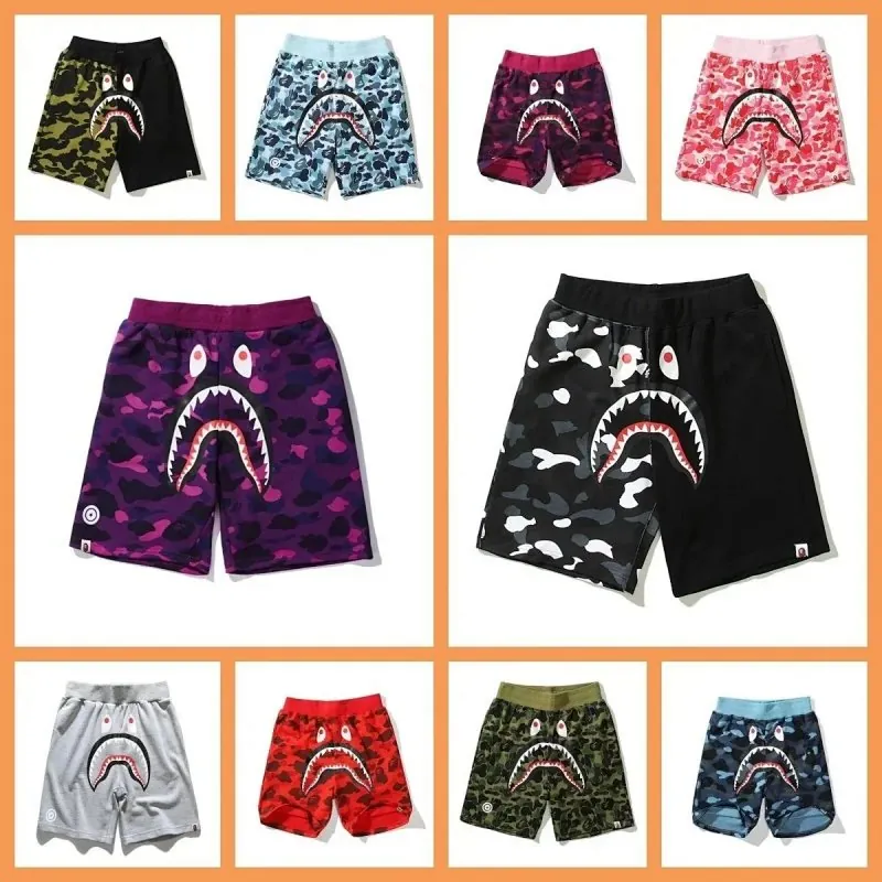 Bape Shark Camo Shorts Collection